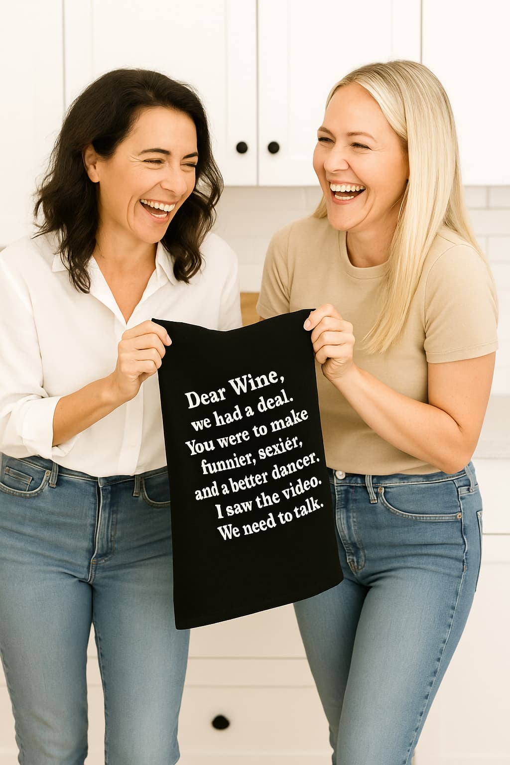 Funny Wine Towel-Dear Wine | 100% Cotton | Wine Country INC